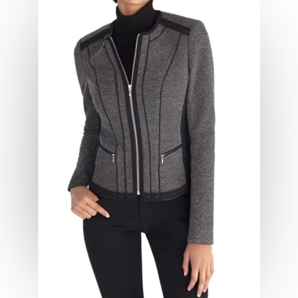 White House Black Market Jackets & Blazers - White House Black Market Gray Blazer with Tailored Silhouette NWT
